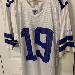 Reebok mens sz L Miles Austin #19 Dallas cowboys NFL Authentic White Jersey